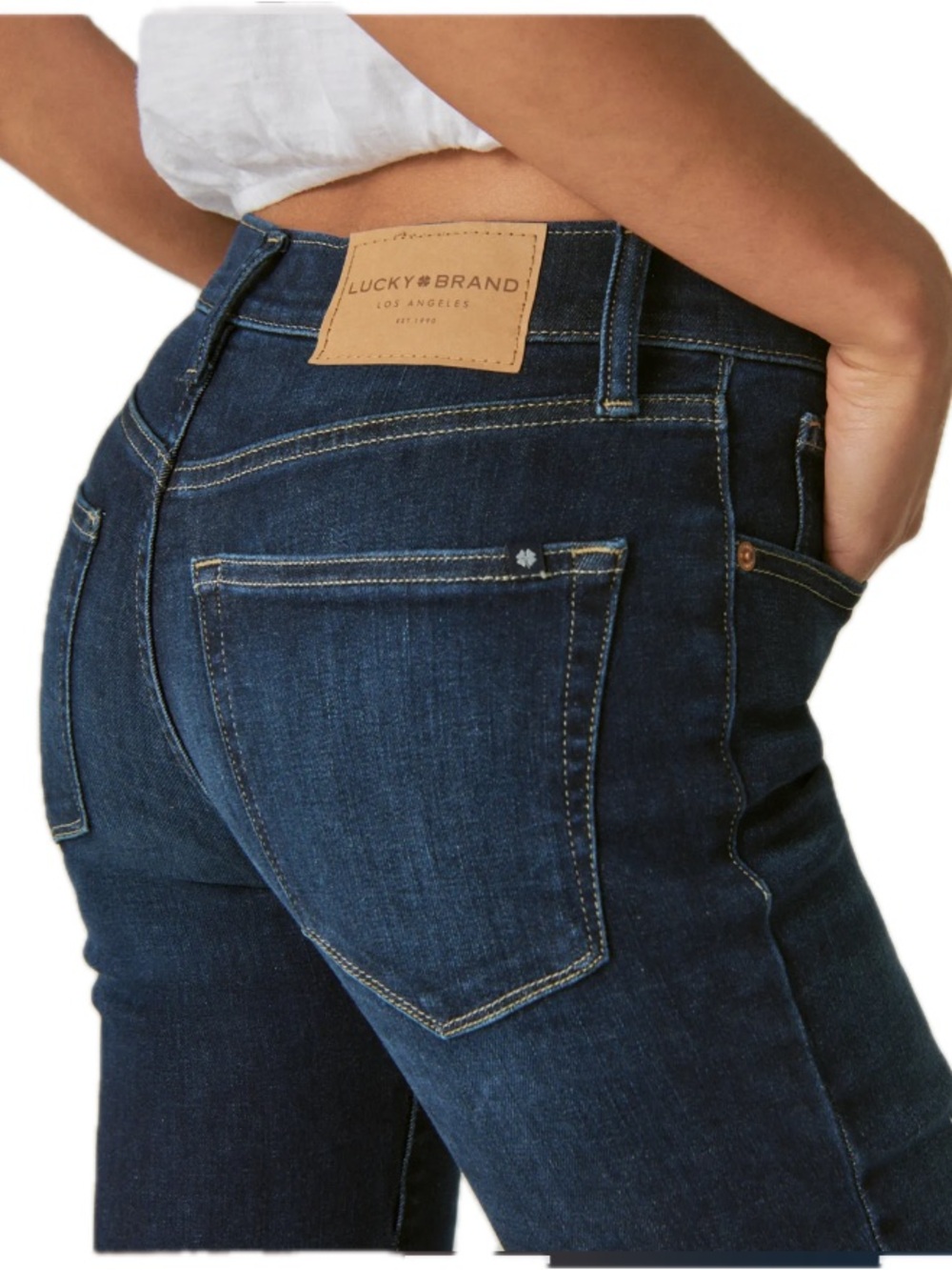 Lucky Brand Indigo High-Rise Slim Jeans